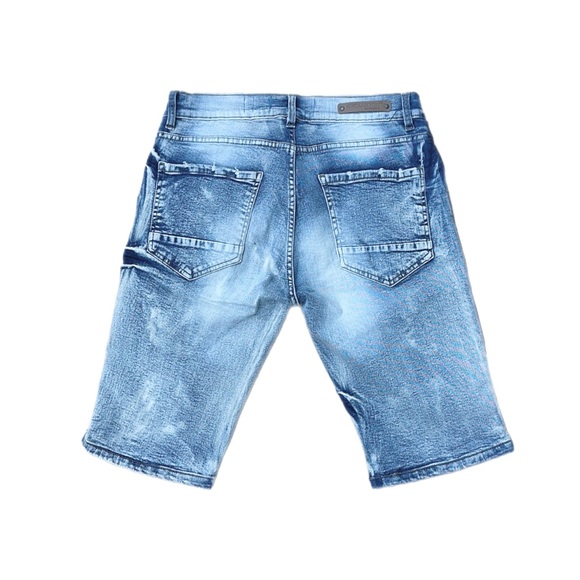 Evolution by design Yellow stripe denim jeans short - Picture 2 of 2